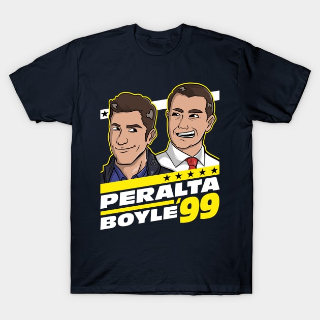 Peralta Boyle 99 T-Shirt by MitchLudwig